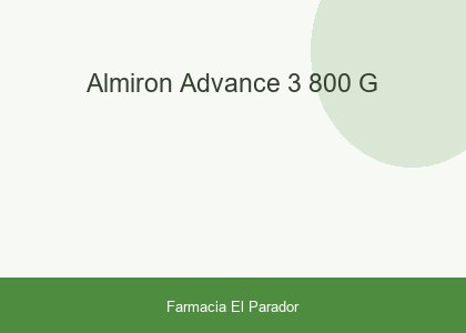 Almiron Advance 3 800 G