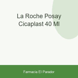 La Roche Posay Cicaplast 40 ml