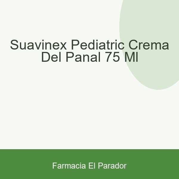 Suavinex Pediatric Crema Del Pañal 75 ml