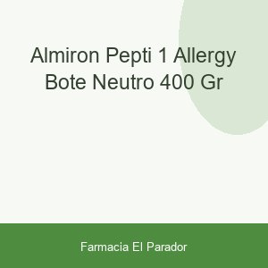 Almirón Pepti 1 Allergy Bote Neutro 400 Gr