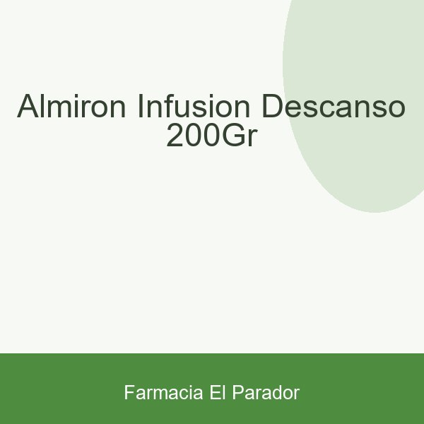 Almirón Infusión Descanso 200gr