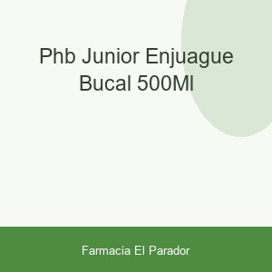 Phb Junior Enjuague Bucal 500ml