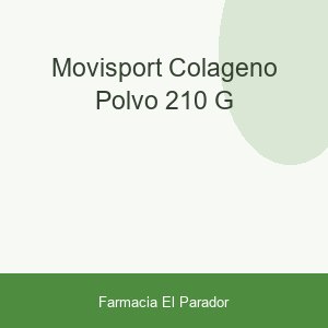 Movisport Colageno Polvo 210 G