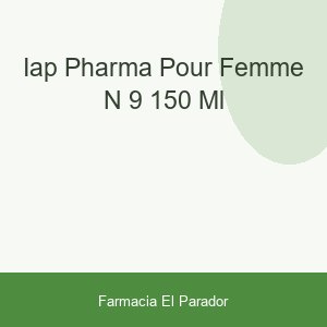 Iap Pharma Pour Femme Nº 9 150 Ml