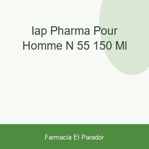 Iap Pharma Pour Homme Nº 55 150 Ml