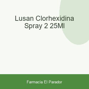 Lusan Clorhexidina Spray 2% 25ml