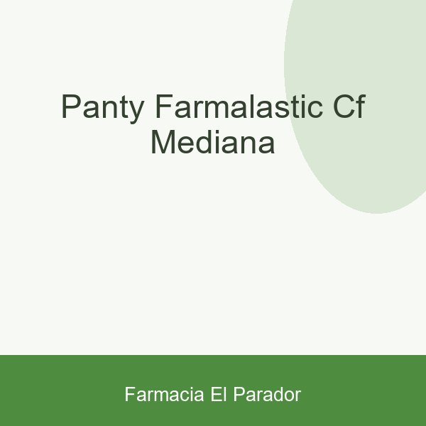 Panty Farmalastic Cf Mediana
