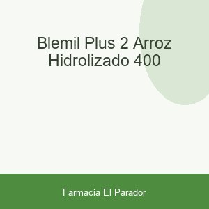 Blemil Plus 2 Arroz Hidrolizado 400