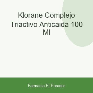 Klorane Complejo Triactivo Anticaida 100 Ml