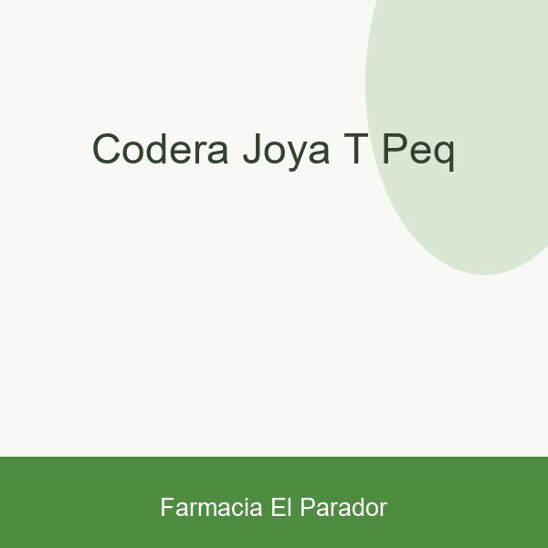 Codera Joya T- Peq