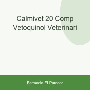 Calmivet 20 Comp Vetoquinol Veterinari
