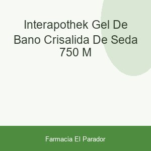 Interapothek Gel de Baño Crisalida de Seda 750 M