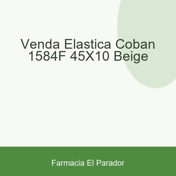 Venda Elastica Coban 1584f 4,5x10 Beige