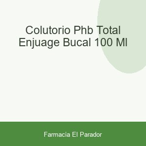 Colutorio Phb Total Enjuage Bucal 100 Ml