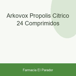 Arkovox Própolis Cítrico 24 Comprimidos