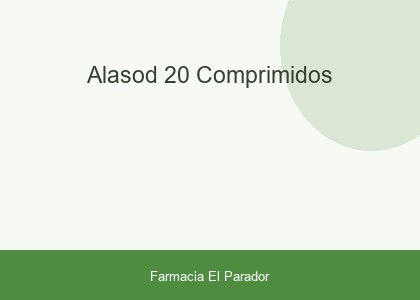 Alasod 20 Comprimidos