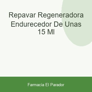 Repavar Regeneradora Endurecedor de Uñas 15 ml