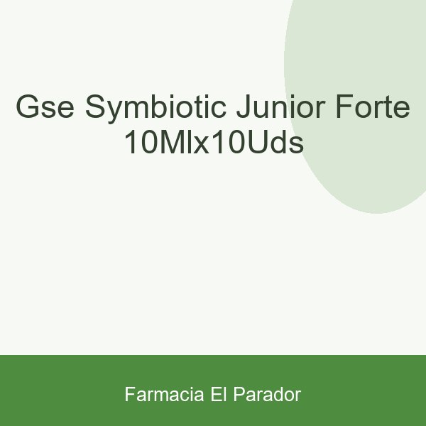 Gse Symbiotic Junior Forte 10mlx10uds