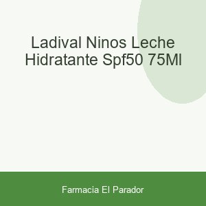 Ladival Niños Leche Hidratante Spf50+ 75ml