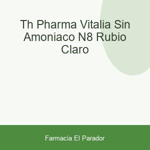 Th Pharma Vitalia sin Amoniaco Nº8 Rubio Claro