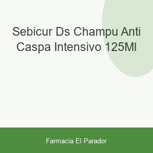 Sebicur Ds Champú Anti-caspa Intensivo 125ml