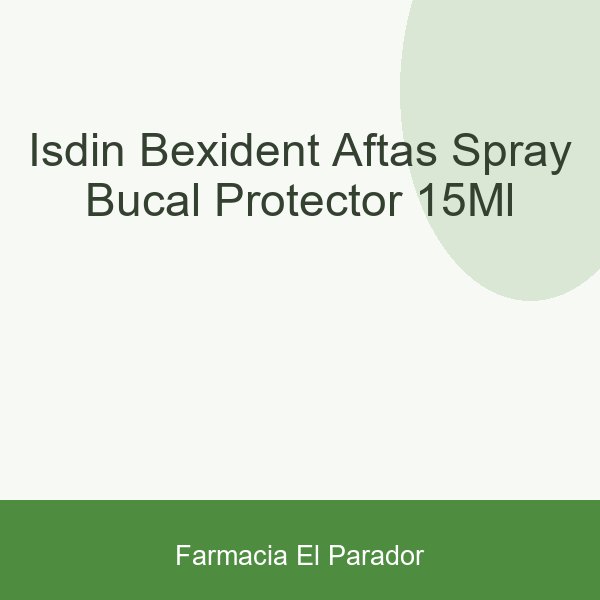 Isdin Bexident Aftas Spray Bucal Protector 15ml