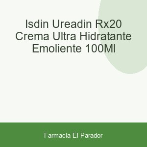 Isdin Ureadin Rx20 Crema Ultra-hidratante Emoliente 100ml
