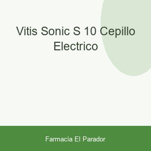 Vitis Sonic S-10 Cepillo Eléctrico