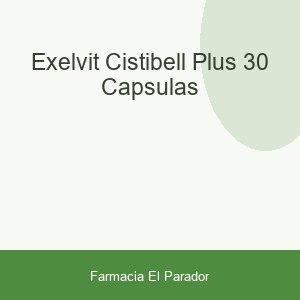 Exelvit Cistibell Plus 30 Cápsulas