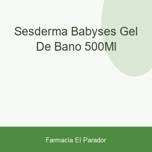 Sesderma Babyses Gel de Baño 500ml