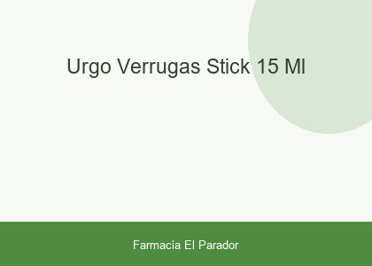 Urgo Verrugas Stick 1,5 ml