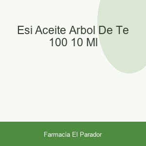 ESI Aceite Árbol de Té 100% 10 ml