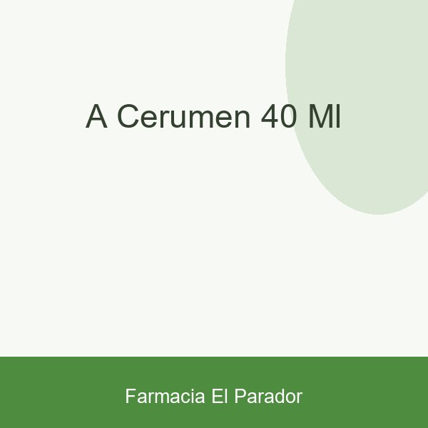 A-Cerumen 40 ml