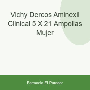 Vichy Dercos Aminexil Clinical 5 x 21 Ampollas Mujer