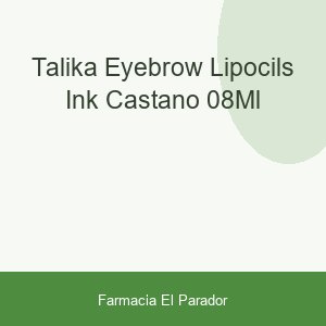 Talika Eyebrow Lipocils ink Castaño 0,8ml