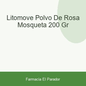 Litomove Polvo de Rosa Mosqueta 200 gr
