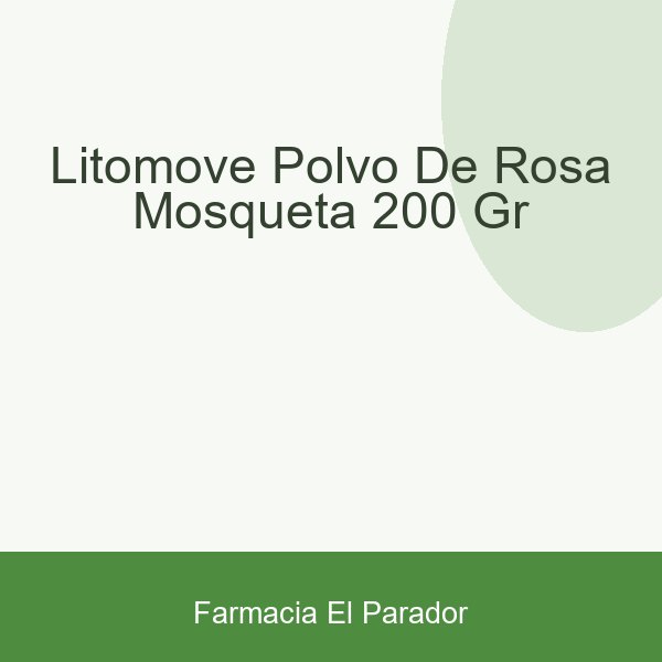 Litomove Polvo de Rosa Mosqueta 200 gr