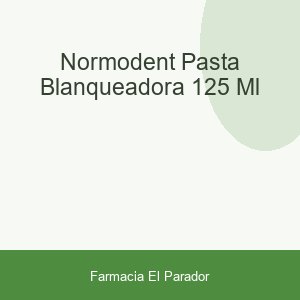Normodent Pasta Blanqueadora 125 ml