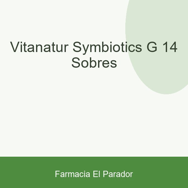 Vitanatur Symbiotics G 14 Sobres