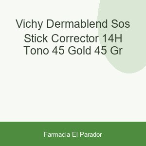 Vichy Dermablend SOS Stick Corrector 14h Tono 45 Gold 4,5 gr
