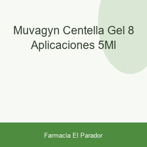 Muvagyn Centella Gel 8 Aplicaciones 5ml