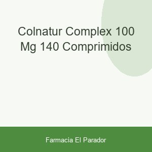 Colnatur Complex 100 mg 140 comprimidos
