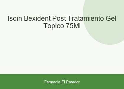 Isdin Bexident Post-Tratamiento Gel Tópico 75ml