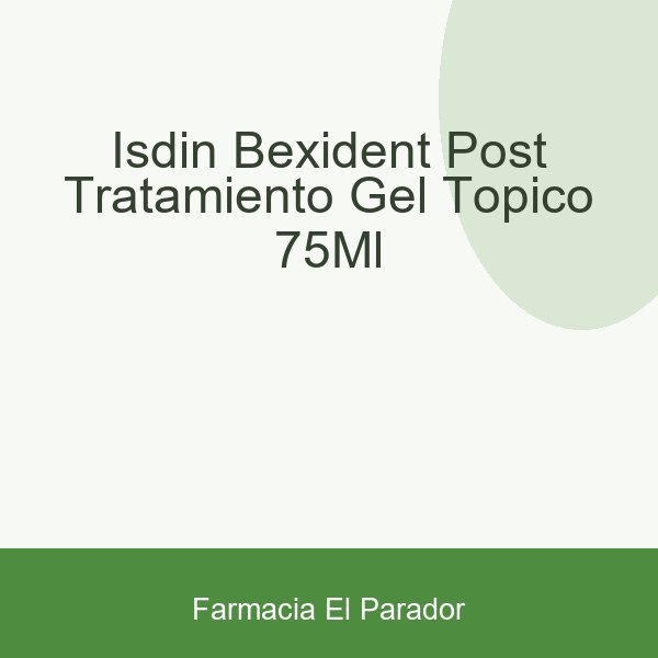 Isdin Bexident Post-Tratamiento Gel Tópico 75ml