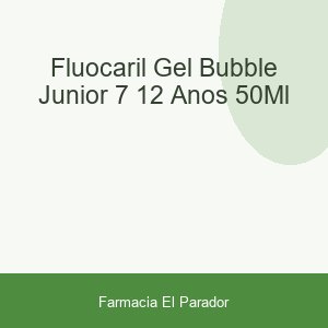 Fluocaril Gel Bubble Junior 7-12 Años 50ml