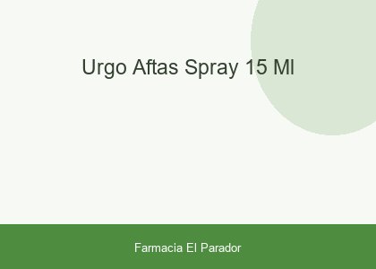 Urgo Aftas Spray 15 ml