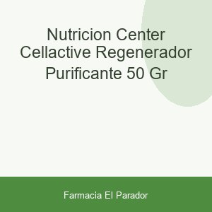 Nutricion Center CellActive Regenerador Purificante 50 gr
