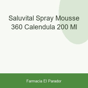 Saluvital Spray Mousse 360º Caléndula 200 ml