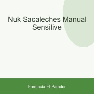 Nuk Sacaleches Manual Sensitive