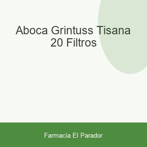 Aboca Grintuss Tisana 20 Filtros